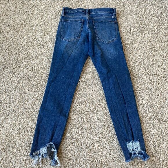 Gap Straight Leg Jeans Distressed size 26 - Picture 4 of 5